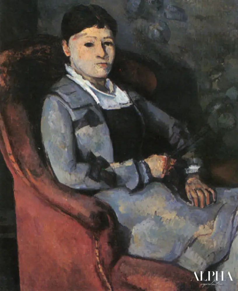 Madame Cézanne - Paul Cézanne - Reproductions de tableaux et peintures haut de gamme