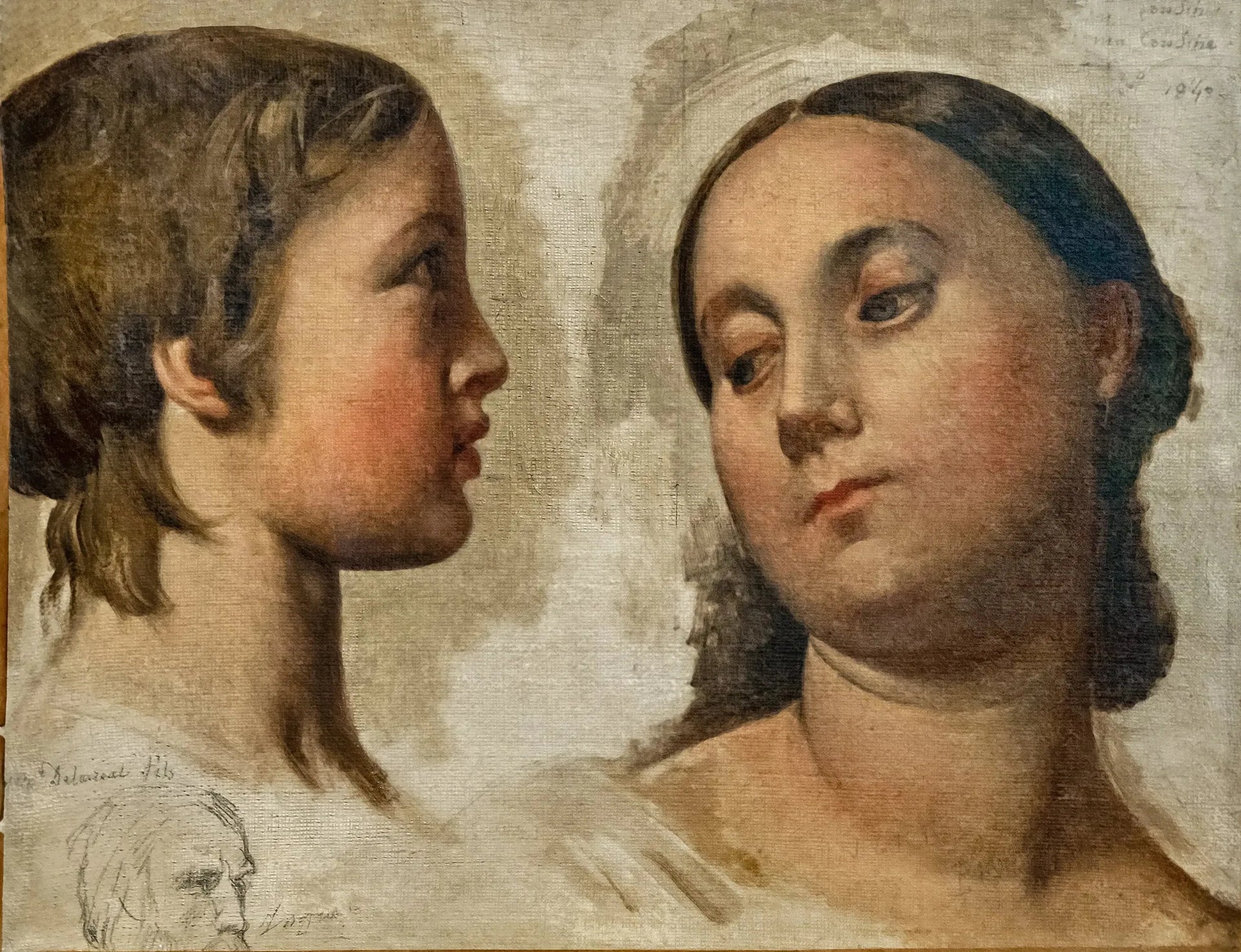 Madame de Lauréal et fils fils - Jean-Auguste-Dominique Ingres image 1 reproduction artisanale de tableau