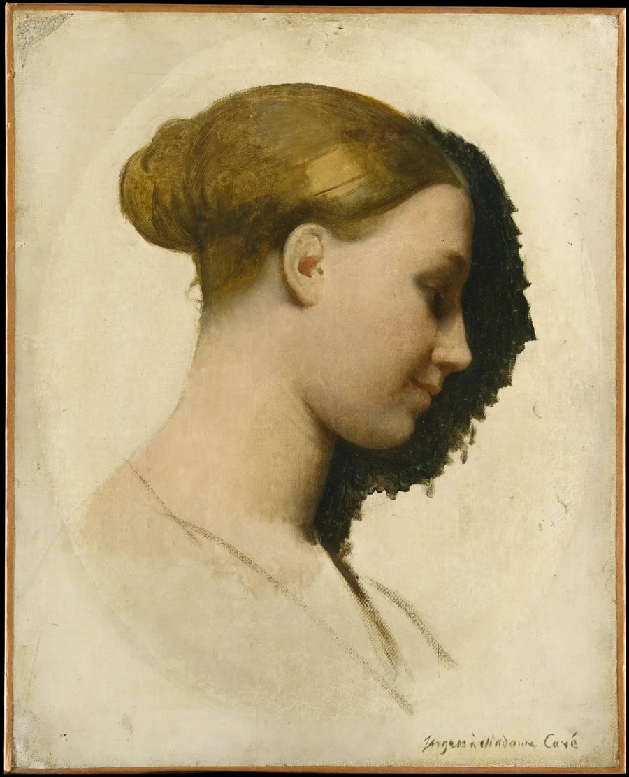 Madame Edmond Cavé (Marie-Élisabeth Blavot, born in 1810) - Jean-Auguste-Dominique Ingres