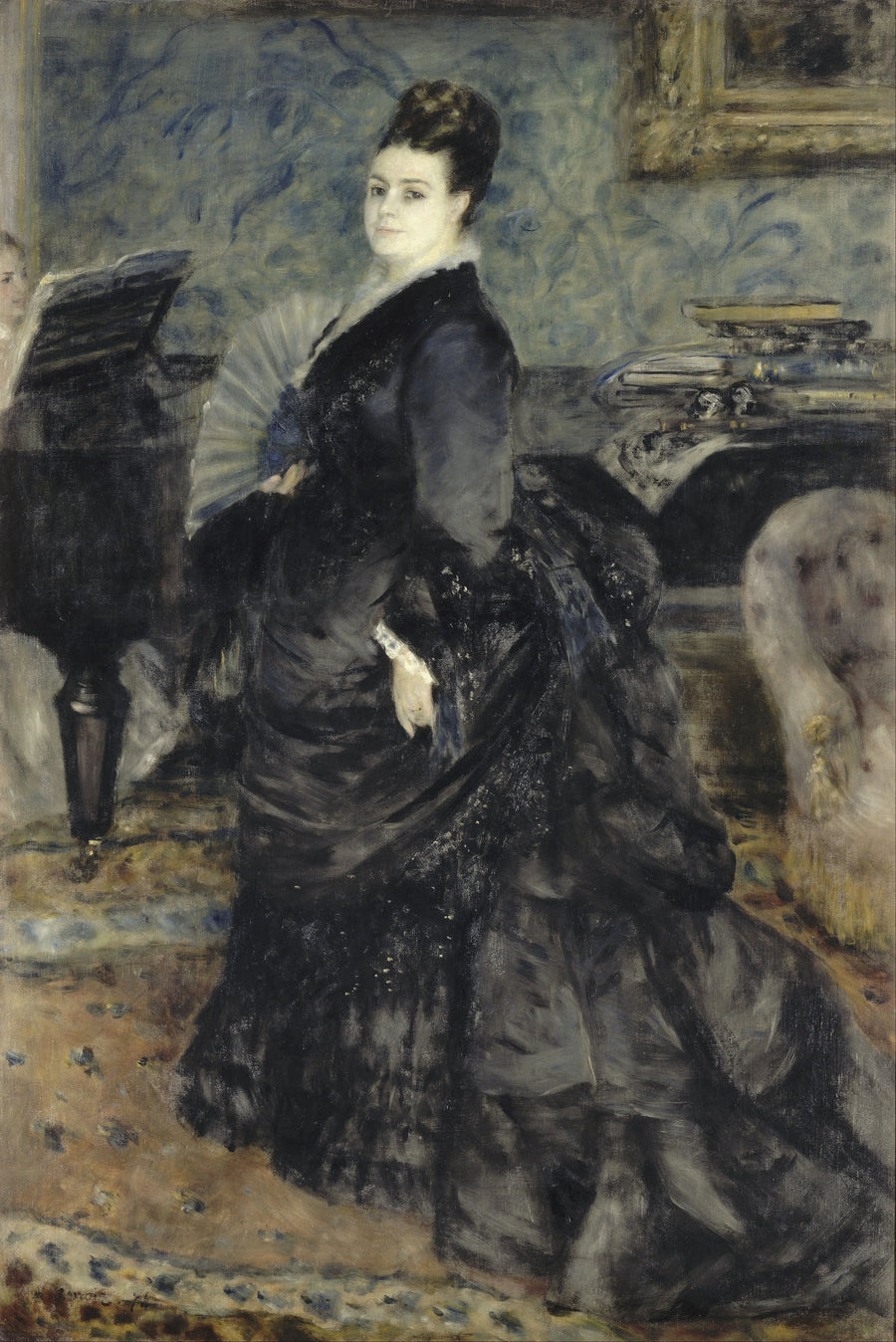 Portrait of a Woman, known as Mme Georges Hartmann - Pierre-Auguste Renoir