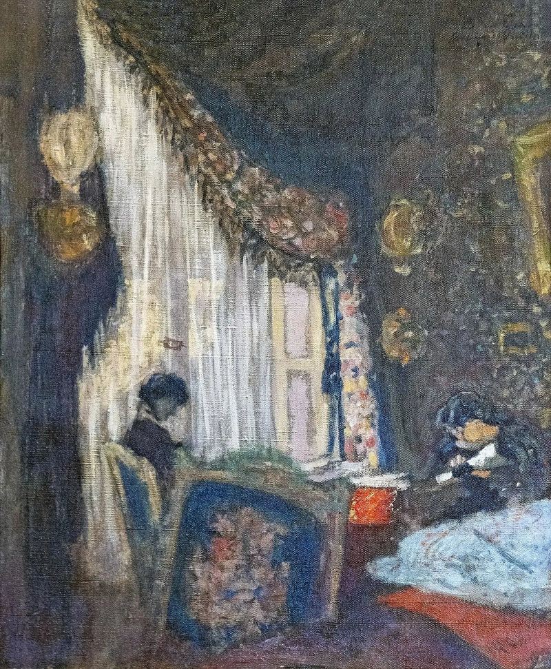 Madame Hessel at her window - Édouard Vuillard
