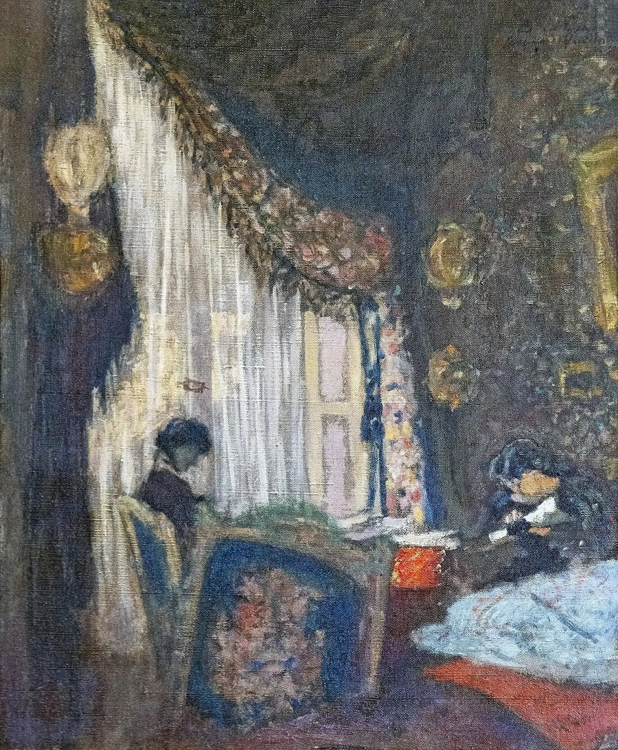Madame Hessel at her window - Édouard Vuillard