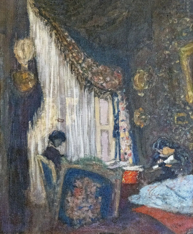 Madame Hessel at her window - Édouard Vuillard