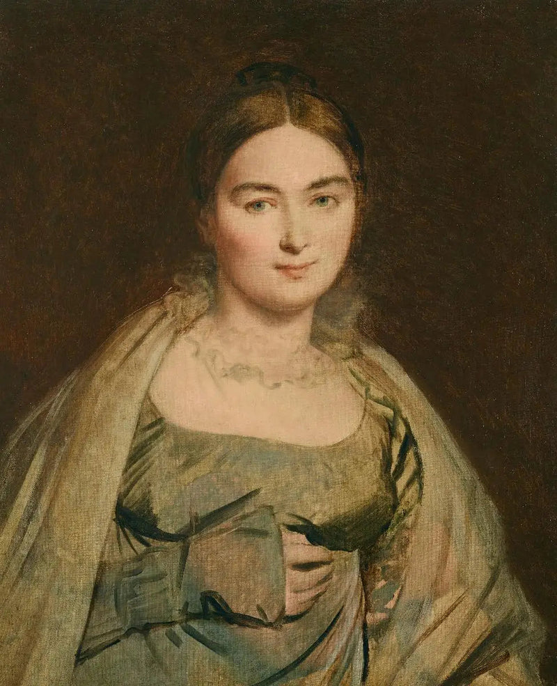 Madame Ingres, born Madeleine Chapelle - Jean-Auguste-Dominique Ingres