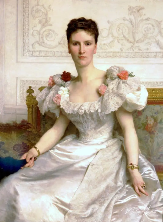 Madame la Comtesse de Cambacérès - William Bouguereau - Reproductions de tableaux et peintures haut de gamme