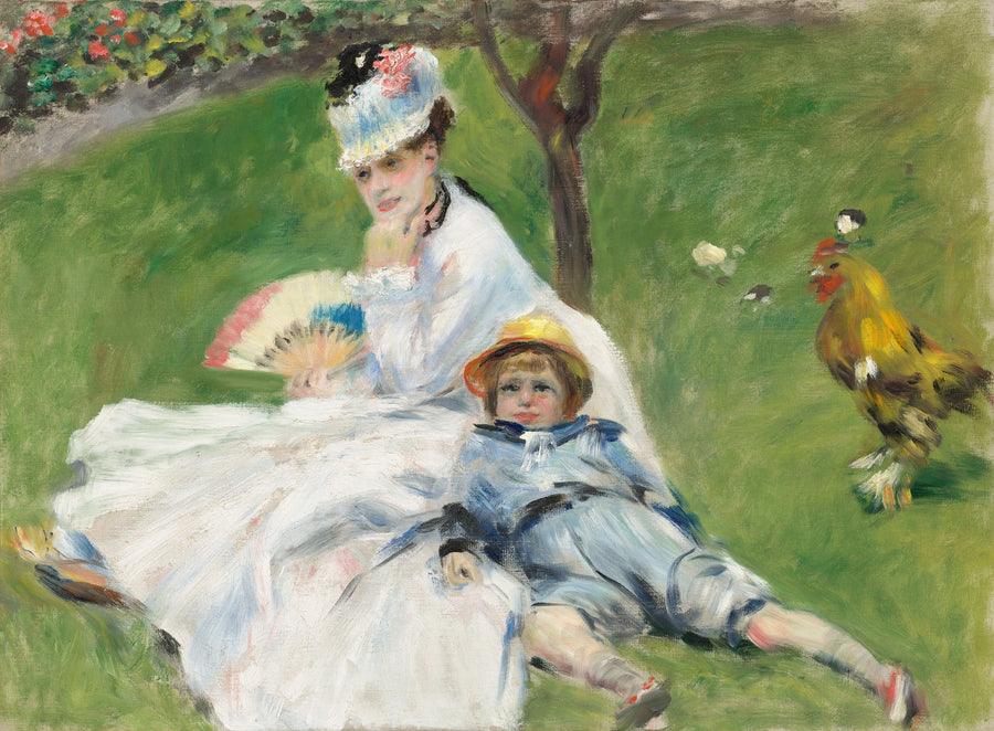 Madame Monet and Her Son - Pierre-Auguste Renoir