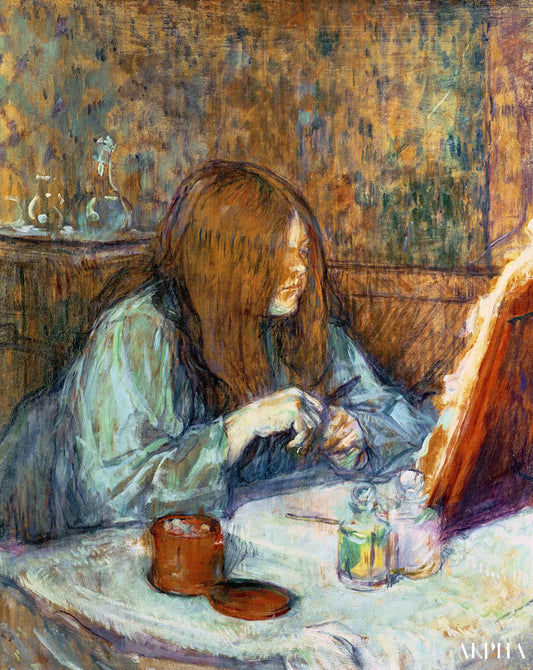 Madame Poupoule à sa toilette - Toulouse Lautrec - Reproductions de tableaux et peintures haut de gamme