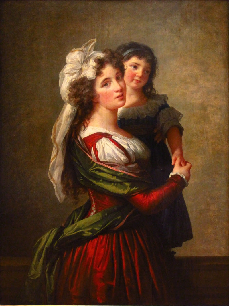 Madame Rousseau and her daughter - Élisabeth Vigée Le Brun