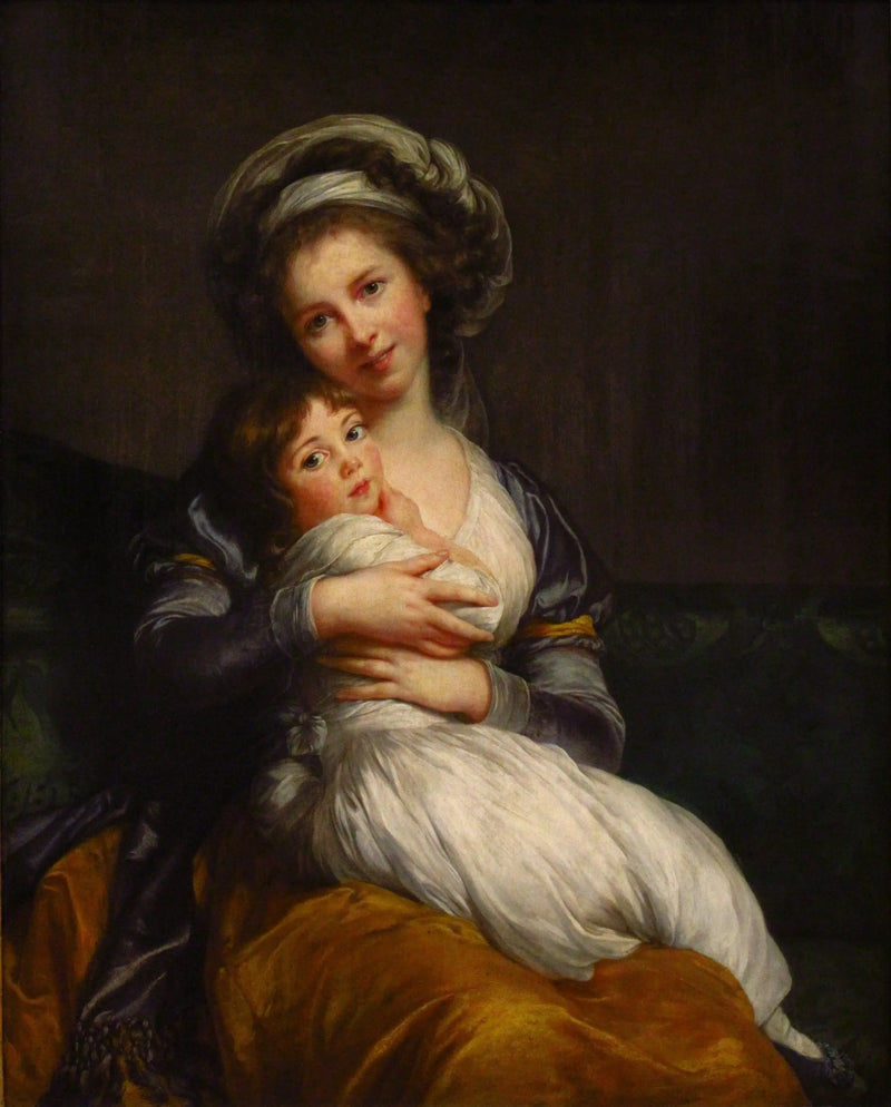 Madame Vigée Le Brun and her daughter - Élisabeth Vigée Le Brun