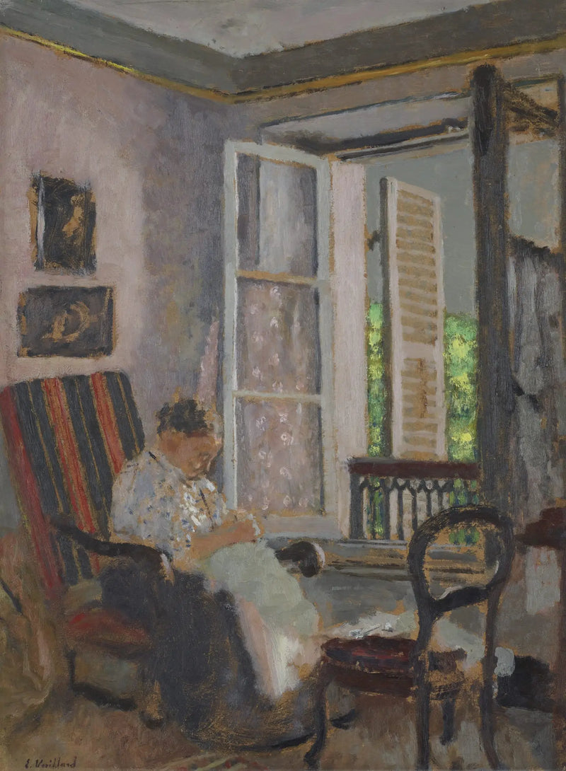 Madame Vuillard cousine, rue Truffaut - Édouard Vuillard