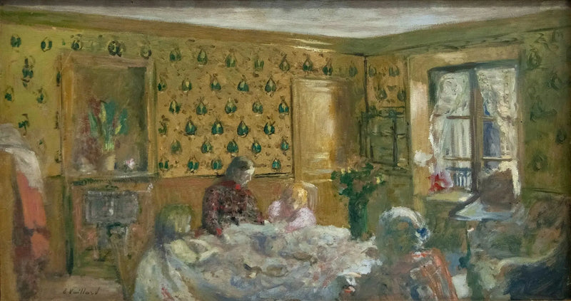 Madame Vuillard et les enfants Roussel - Édouard Vuillard