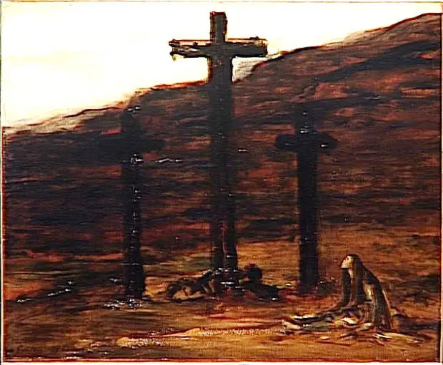 Madeleine at Calvary - Gustave Moreau