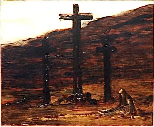 Madeleine at Calvary - Gustave Moreau