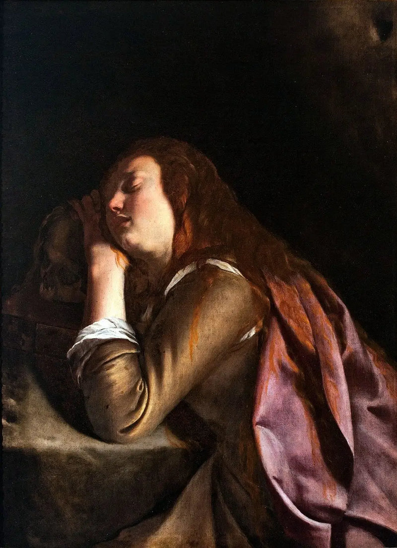 Penitent Madeleine - Artemisia Gentileschi