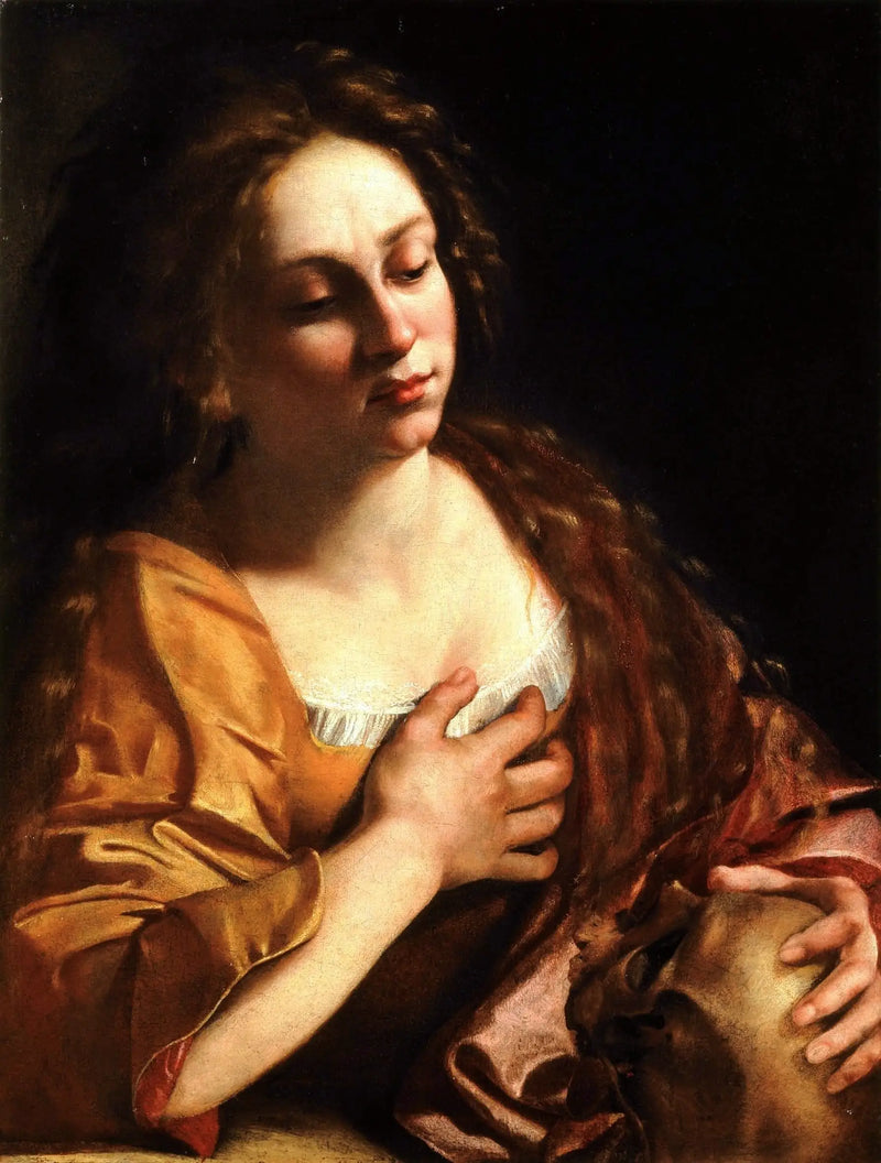 Penitent Madeleine - Artemisia Gentileschi