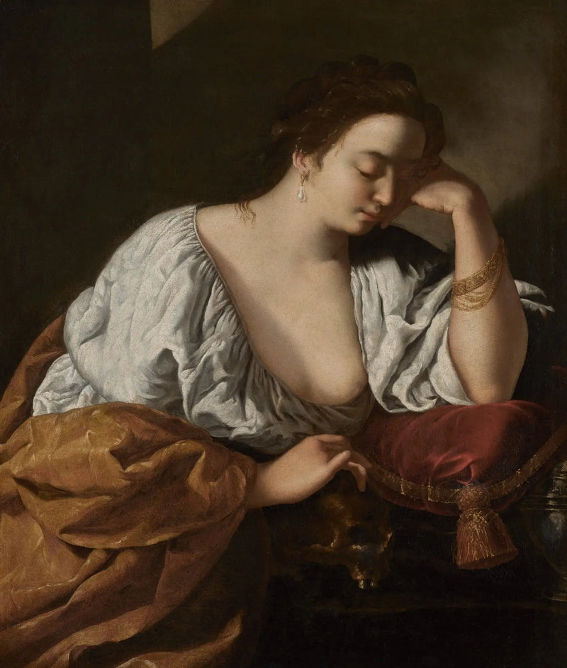 Penitent Madeleine - Artemisia Gentileschi