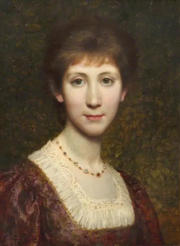 Miss Elsie (Elspeth) Thomson, later Mrs. Kenneth Grahame (1862-1946) - Frank Bernard Dicksee