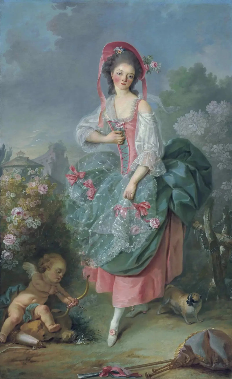 Mademoiselle Guimard as Terpsichore - Jacques-Louis David