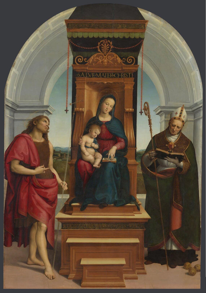 Madonna Ansidei, altarpiece from 1505 - Raphaël