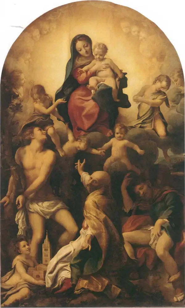 Madonna of San Sebastiano - Antonio da Correggio