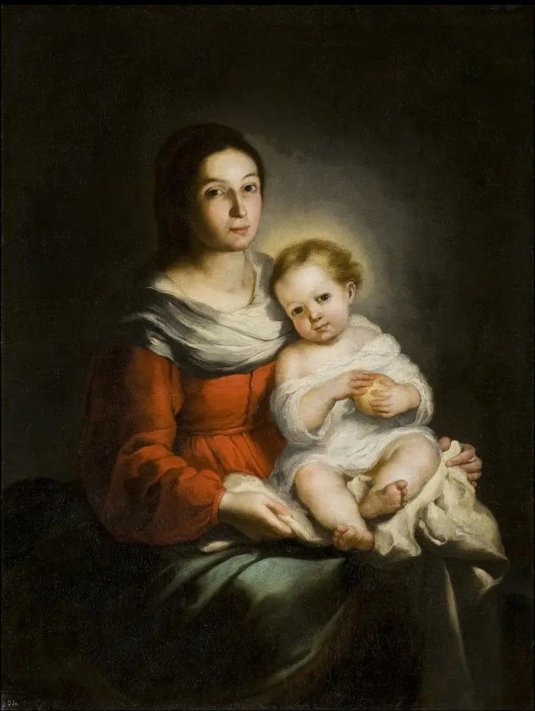 Madonna with Child - Bartolomé Esteban Murillo