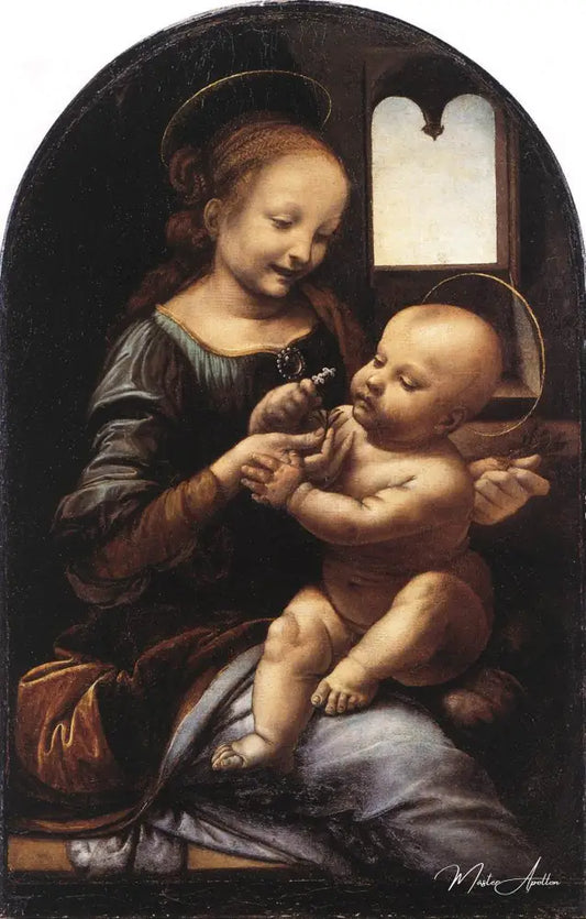 Madonna Benois - Léonard de Vinci - Reproductions de tableaux et peintures haut de gamme