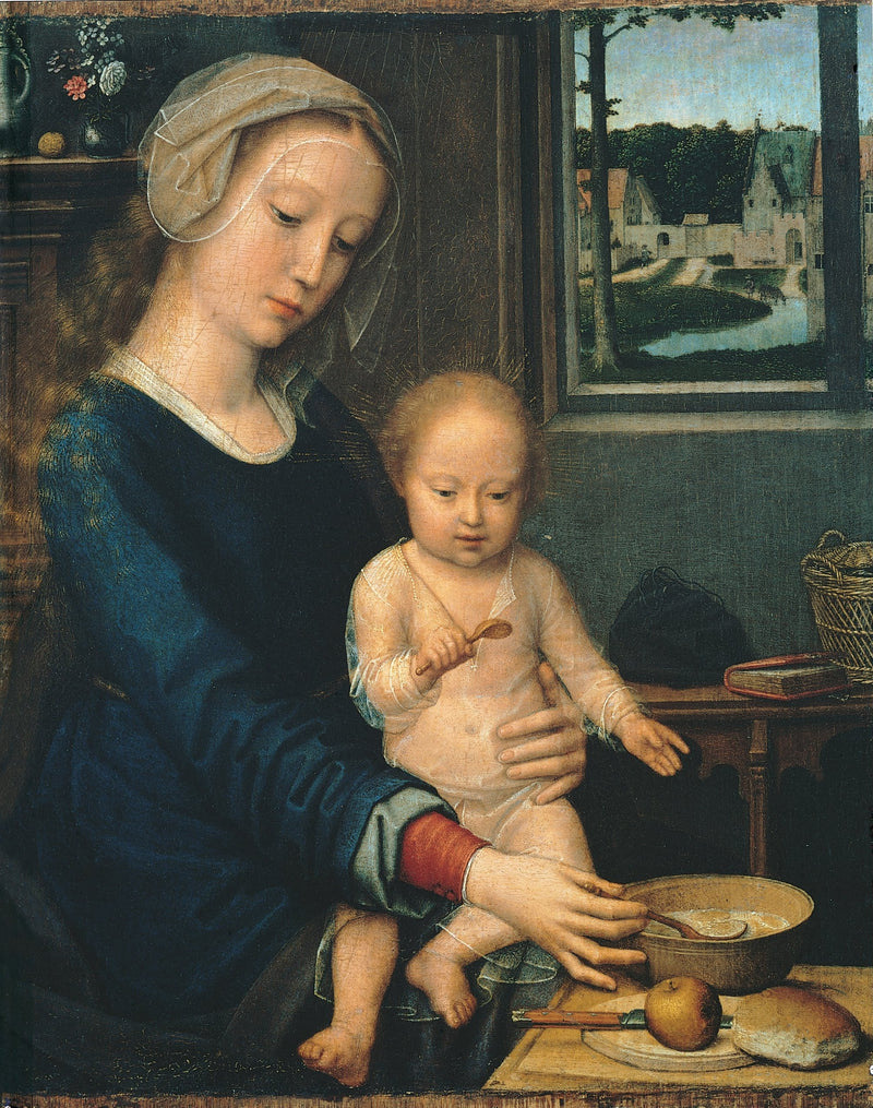 Madonna della papa - Gérard David