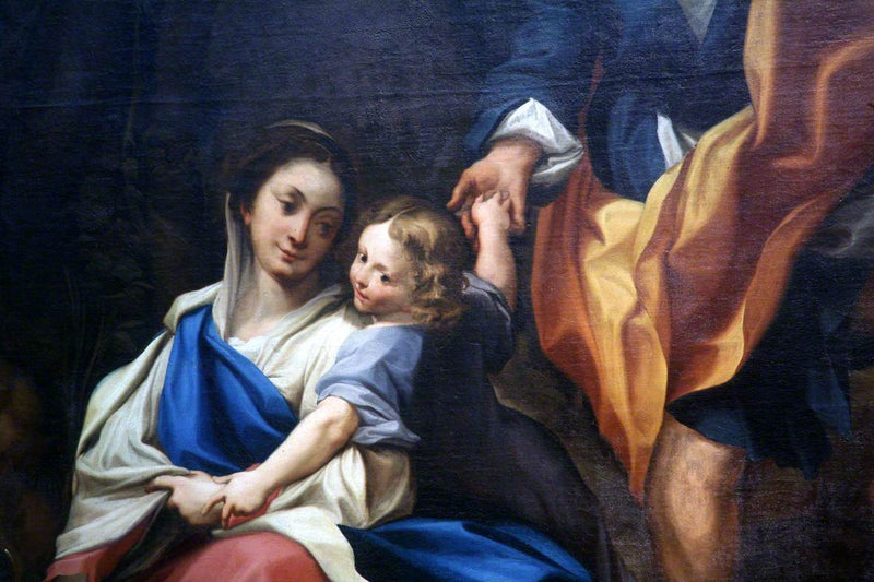 Madonna della Scodella (after Correggio) (detail) - Anton Raphael Mengs