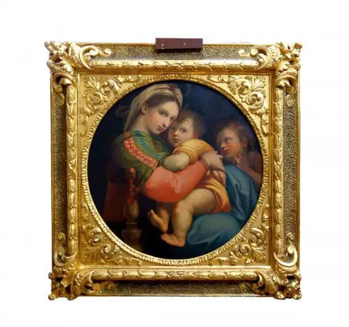 Madonna della Sedia (after an original Italian from the 16th century) - Raphael Sanzio