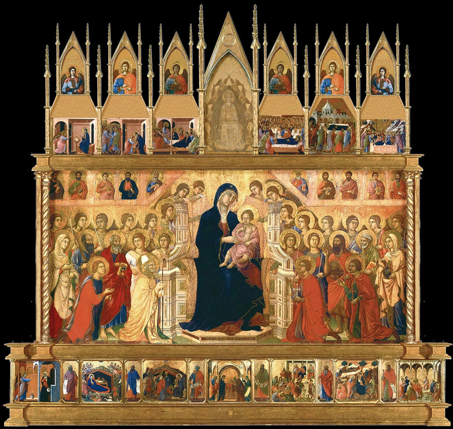 Dormition de la Vierge, Maestà - Duccio di Buoninsegna