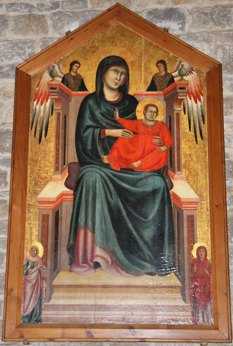 Maesta with Angels and Saints - Master of Saint Cecilia