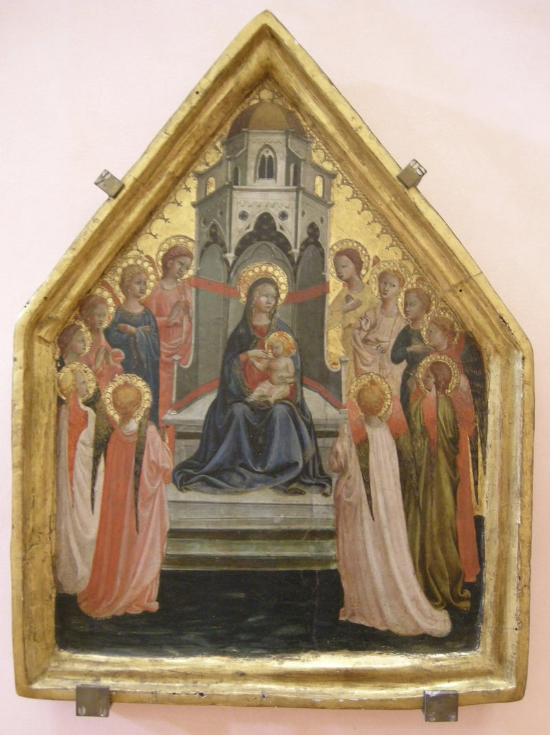 Maesta with Twelve Angels - Fra Angelico