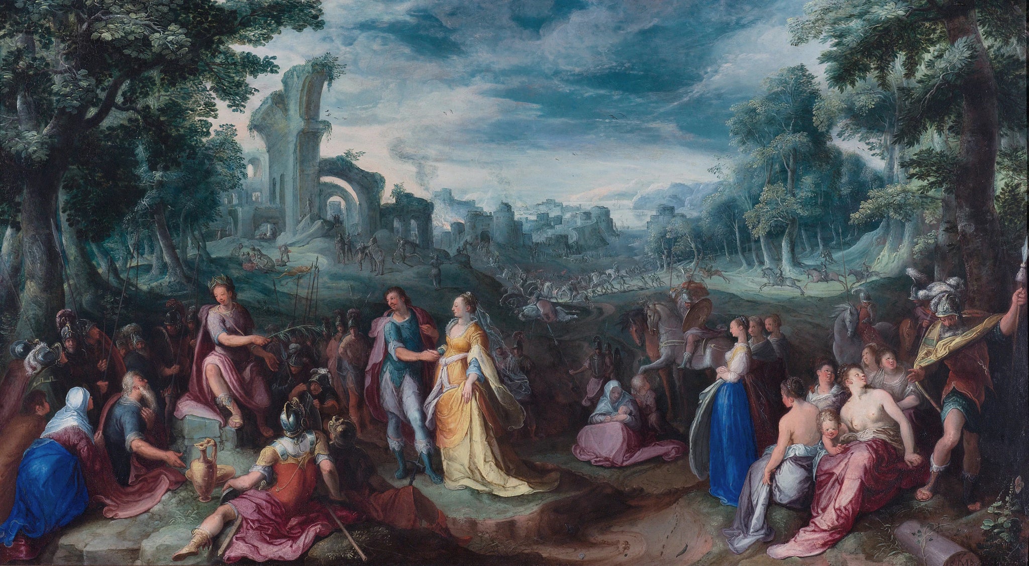 La magnanimité de Scipion - Carel van Mander