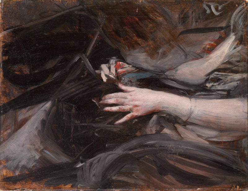 Sewing Hands of a Woman - Giovanni Boldini