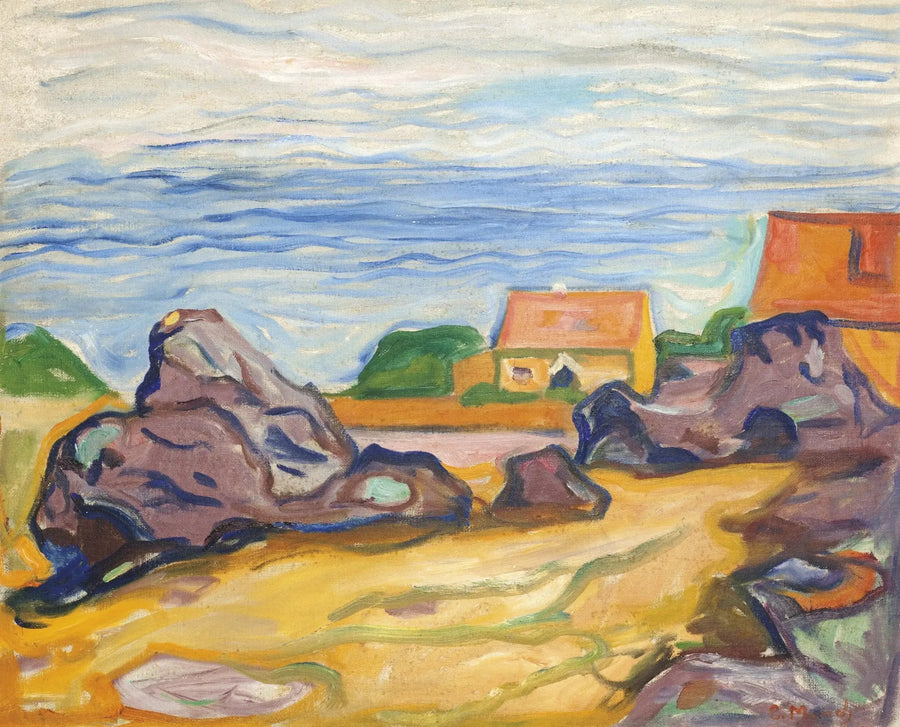 house in Borre - Edvard Munch