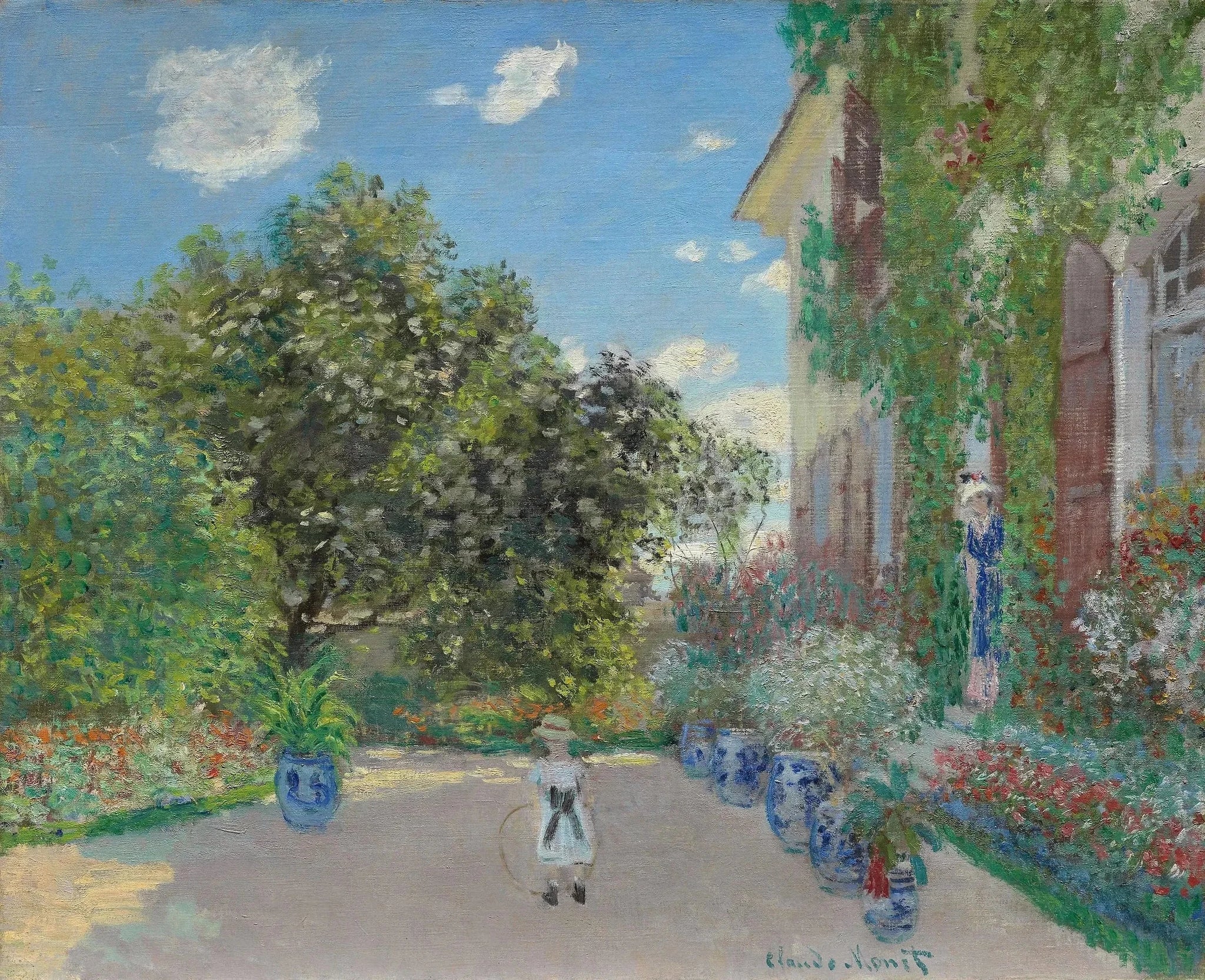 Maison de l’artiste à Argenteuil W284 par Claude Monet, 1873, Art Institute of Chicago