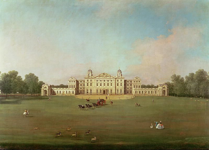 Badminton House from Badminton Park - Canaletto