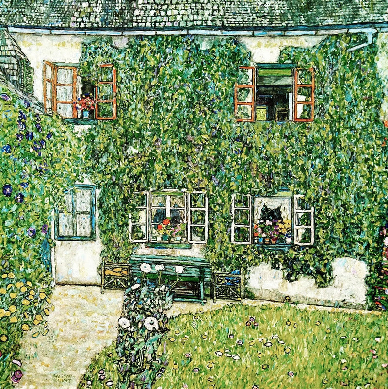 Country House in Unterach on Lake Attersee - Gustav Klimt