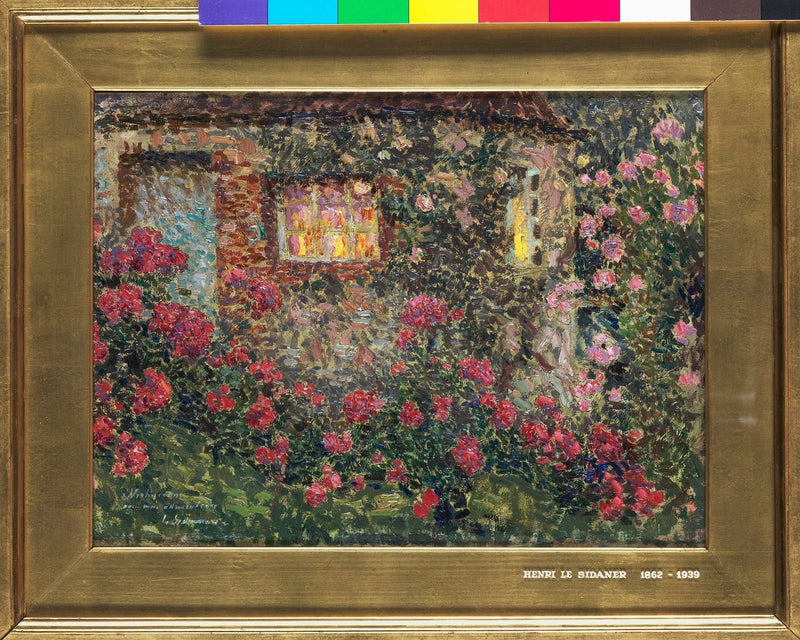 Country House Among the Roses - Henri Le Sidaner