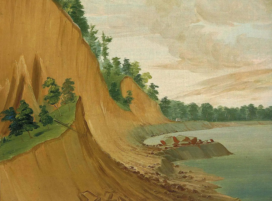 House of Commerce of Cabane, 930 miles above Saint-Louis - George Catlin