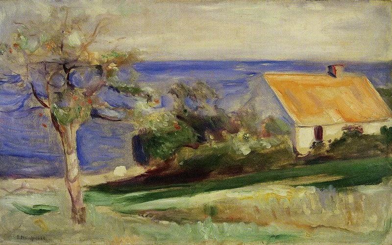 house of Morten Damme near Åsgardstrand - Edvard Munch