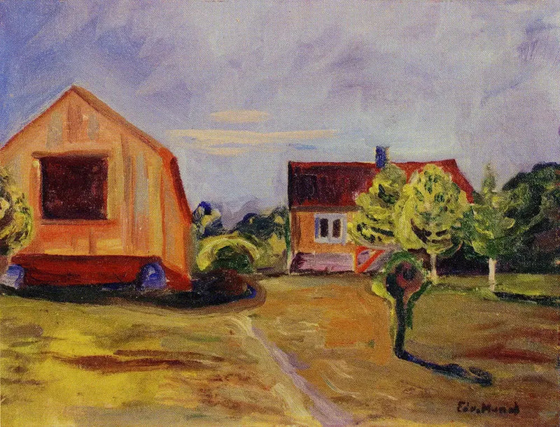 house and studio of Munch in Åsgardstrand - Edvard Munch