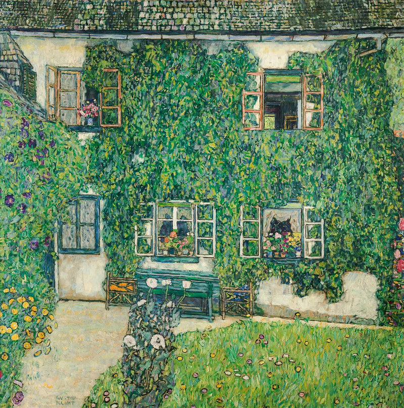 Forest House in Weissenbach - Gustav Klimt