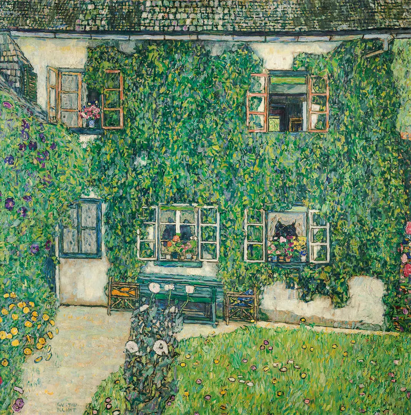 Forest House in Weissenbach - Gustav Klimt