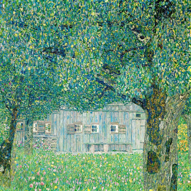 Peasant House in Upper Austria - Gustav Klimt