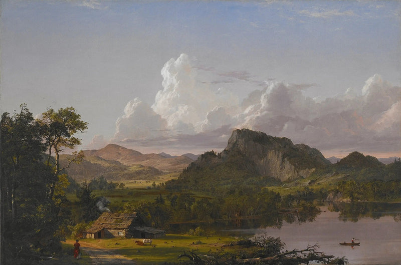 House near the lake - Frederic Edwin Church