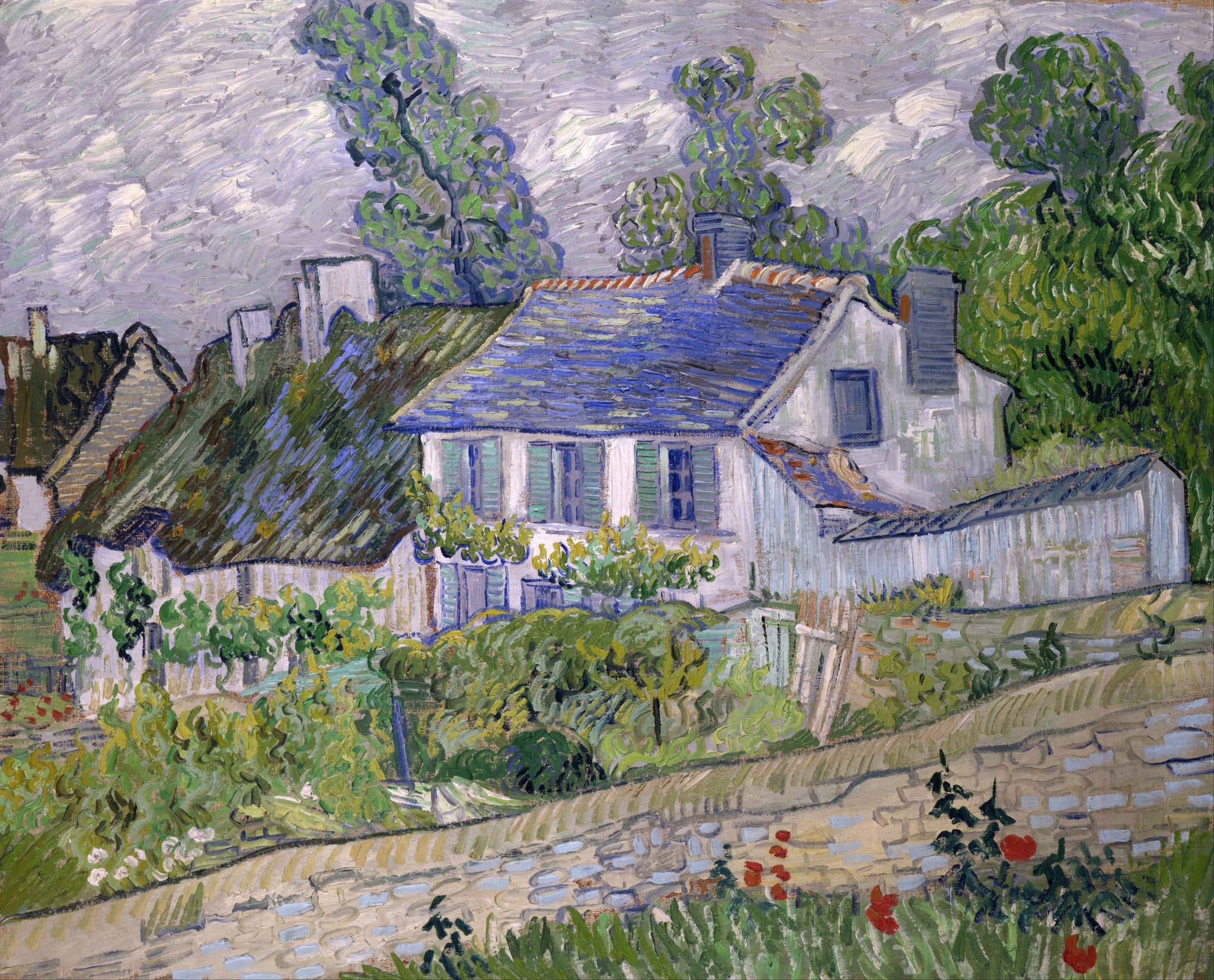 Maisons à Auvers, peinture de Vincent van Gogh conservée au Toledo Museum of Art