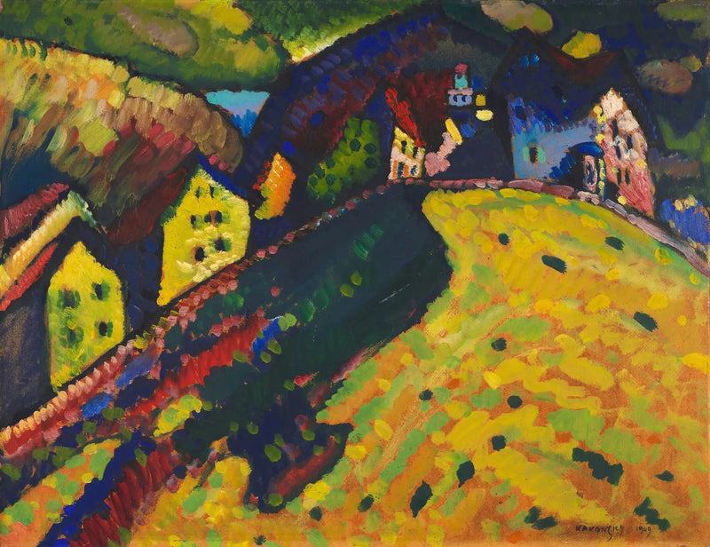 Houses in Murnau - Vassily Kandinsky