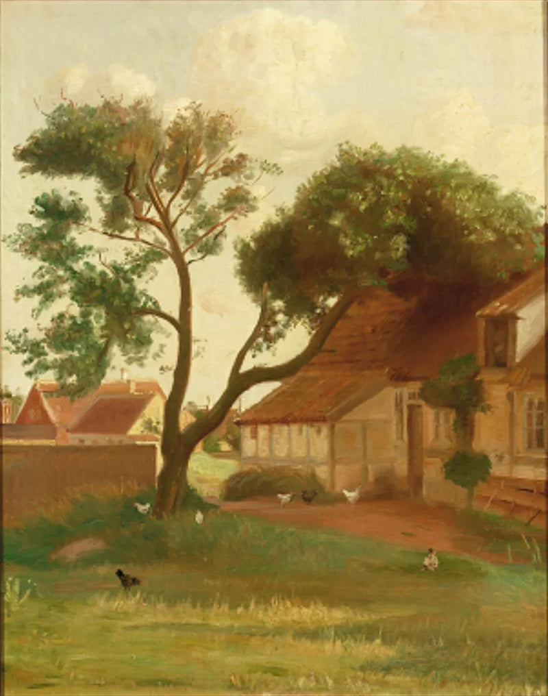 Houses in Skagen. - Michael Peter Ancher