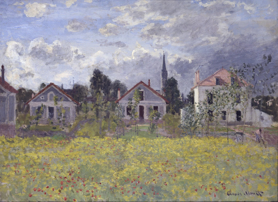 The Houses of Argenteuil - Claude Monet